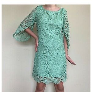 Nanette Lepore Pistachio Green Formal Lace Dress